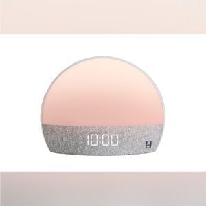Hatch Dual-Tone Pink and Gray Smart Clock